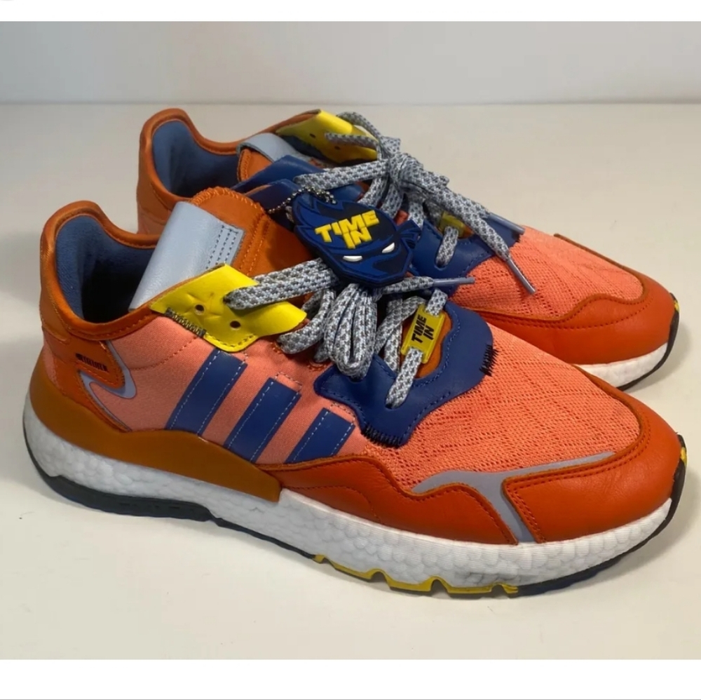 Adidas Ninja Nite Jogger Amber Tint Orange Blue Running Shoes Men